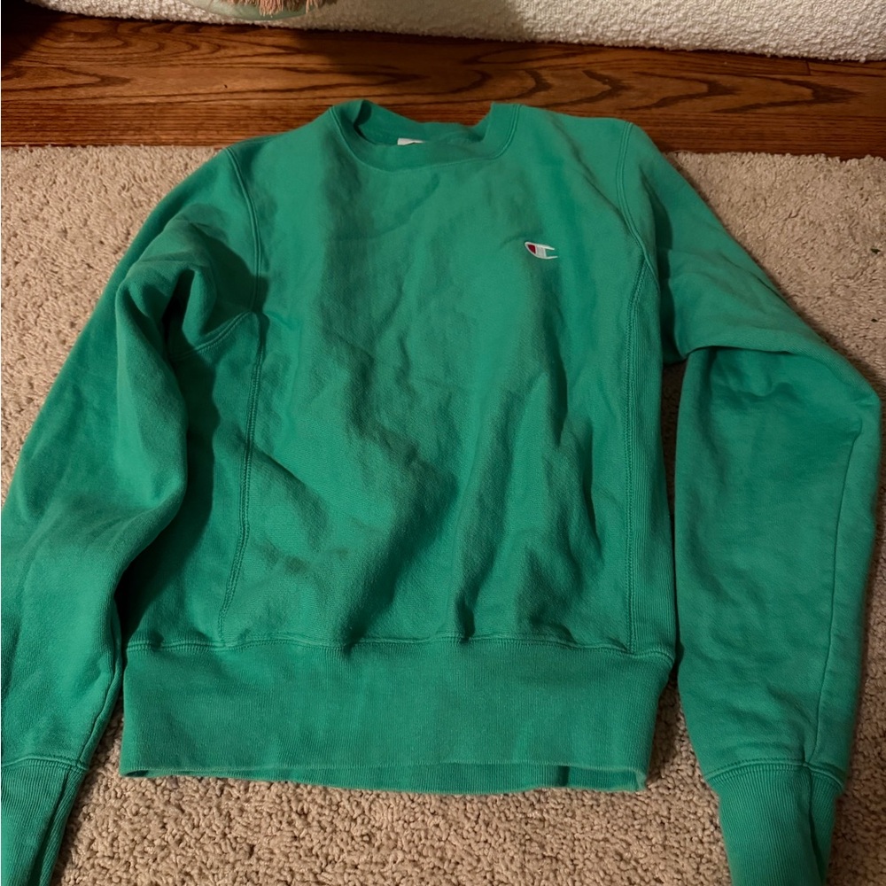 Champion Teal Green Crewneck Sweatshirt